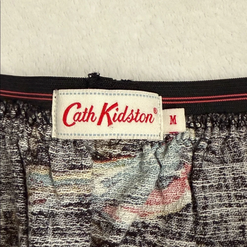 Cath Kidston London | Garden Bird Print Cotton Pull On Skirt Pockets (M 6-8) - Picture 4 of 13